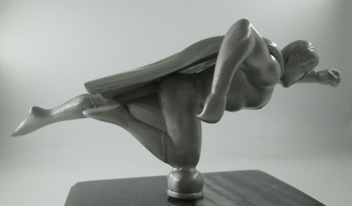 flying superman, kryptonite,clark kent, DC comics hotrod car hood ornament - Picture 1 of 9