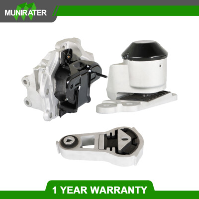 For 2011 2012-2015 Ford Explorer 3.5L 3PCS Engine Motor&Transmission Mount Set