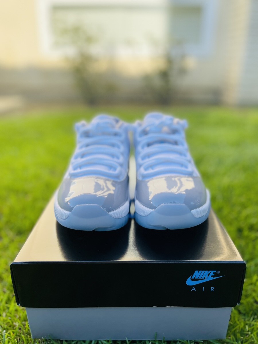 Jordan 11 Retro Low White/Cement Grey/University Blue AV2187