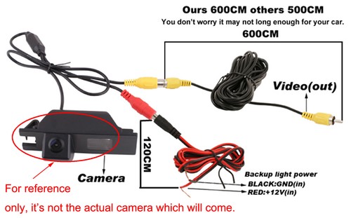 Car Reverse Rear-View Backup Camera For Honda CRV CR-V 2012 2013 2014 2015 2016 - Picture 7 of 8