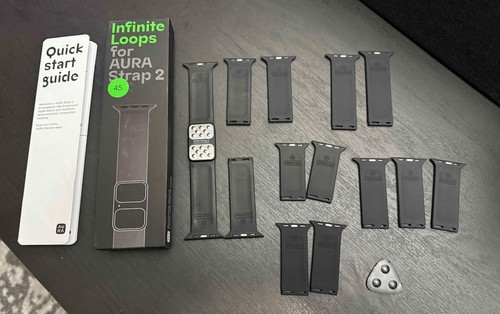 AURA Strap 2 Health Tracker for Apple Watch with 11 extra bands XS to XXL - Zdjęcie 4 z 4
