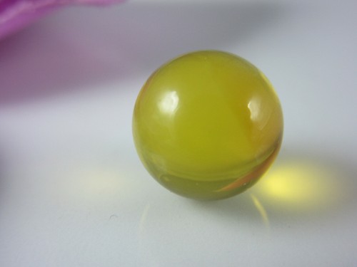 Dominican Blue Amber Bead Natural Authentic Sphere Gemstone 10.1 mm(0.5g) # AB59 - Picture 10 of 12