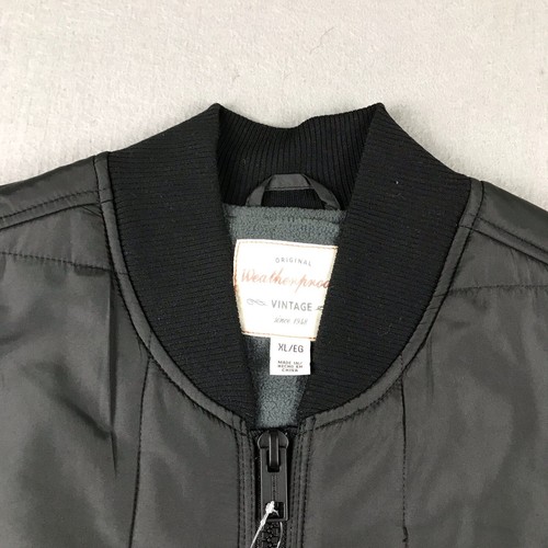 Weatherproof Vest Mens XL Black Full Zip Fleece Lined Filled Jacket NWT - Picture 2 of 12