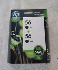 NEW HP 56 Genuine Black Ink Twin-Pack Deskjet / Office Jet (EXP. 3/2015)