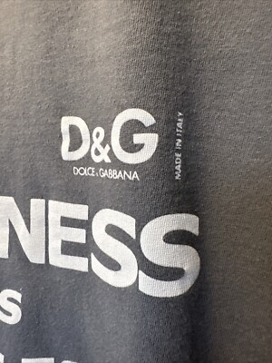 Tシャツ・カットソー DOLCE GABBANA Men T Shirts G5MA8TG8LH0 Grey Dolce & Gabbana Grey Mens T-shirt With Logo ( GOODNESS HAS