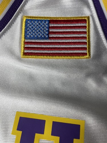 MITCHELL & NESS AUTHENTIC SHAQUILLE O’NEAL 2XL $300 RETAIL LSU TIGERS JERSEY - Picture 5 of 8