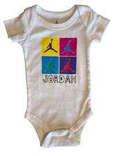 Jordan Brand Jumpman Logo Short Sleeve Infant Bodysuit 0-6 Months