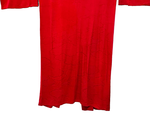 BATA INTERIOR KIMONO JAPONESA GEISYA MAIKO GARL JUBAN ROJA Usada - Imagen 11 de 12