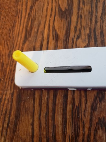 Litografía de hojalata vintage años 40 metal AÑO NUEVO Clicker Sonajero Máquina de ruido - Imagen 4 de 7