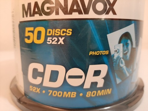 MAGNAVOX CD-R 52X Blank Disc Media 700MB 80min-50pk - Picture 3 of 3