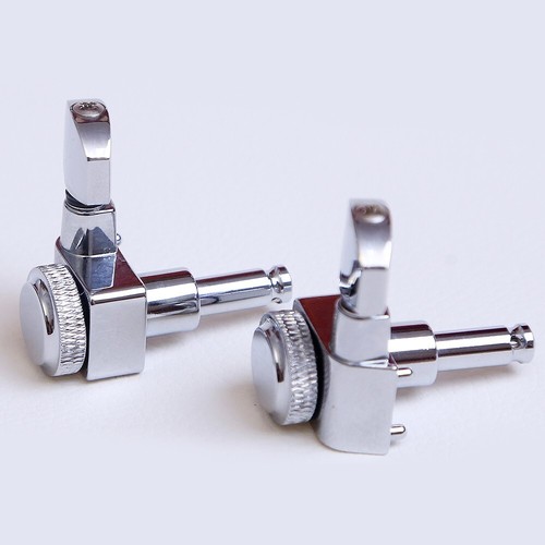 Guitar Machine Heads No Screws Locking Tuning Key Pegs Tuners Gear Ratio 18:1 - Picture 5 of 15
