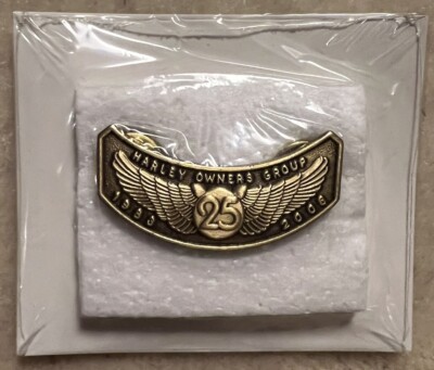 Genuine Harley-Davidson 25th Anniversary HOG Chapter Pin Badge
