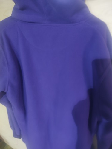 Fleece  Jacket Vikings NFL Full Zip Embroidered with Hood / Men’s size XL - Picture 4 of 7