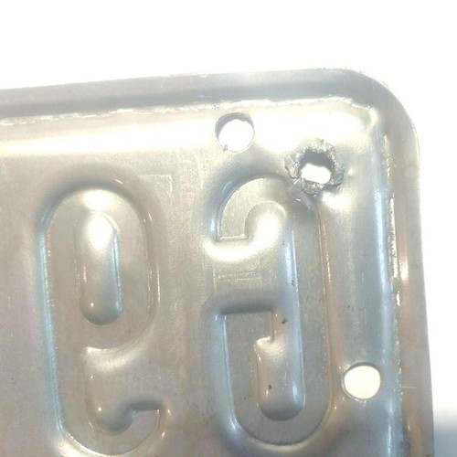 Oldtimer 1979/80 Ohio Motorrad Nummernschild G9864 abgelaufen 1980 "LESEN" - Bild 5 von 6