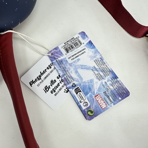 Mochila Loungefly Marvel The Marvels Brilla en la Oscuridad Mini Capitana Marvel Nueva con Etiquetas - Imagen 8 de 13