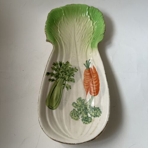 Vintage Keramik Relish Sellerie Gemüseschale