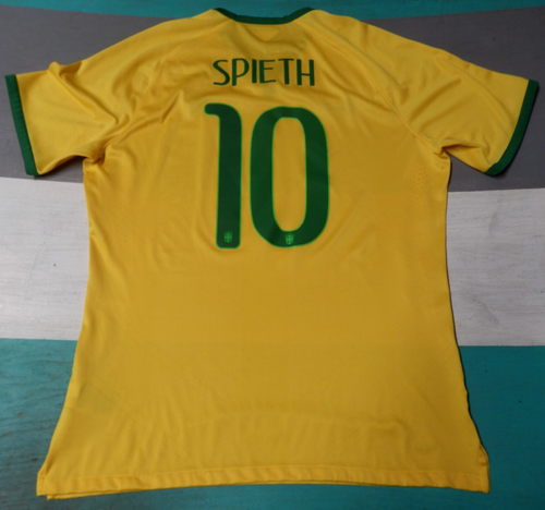 Nike Brasil Brazil Spieth National Team maglia calcio gialla uomo XL Dri-Fit - Foto 3 di 3