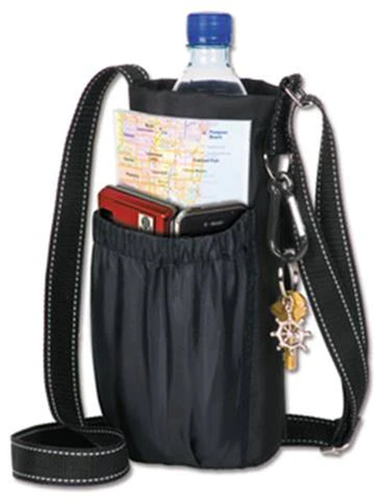 Go Caddy Water Bottle Holder- Cylindrical Tote Bag- Fits Bottles up to 1.5L /13z