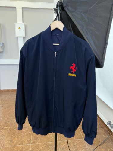 🇮🇹 Vintage 90s Ferrari Racing Bomber Jacket Formula Uno F1 size XL/XXL - Picture 2 of 11