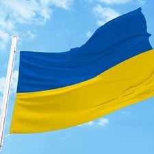 Ukraine 2' x 3' Outdoor Nylon Flag Made in the USA Hand Sewn High Quality
