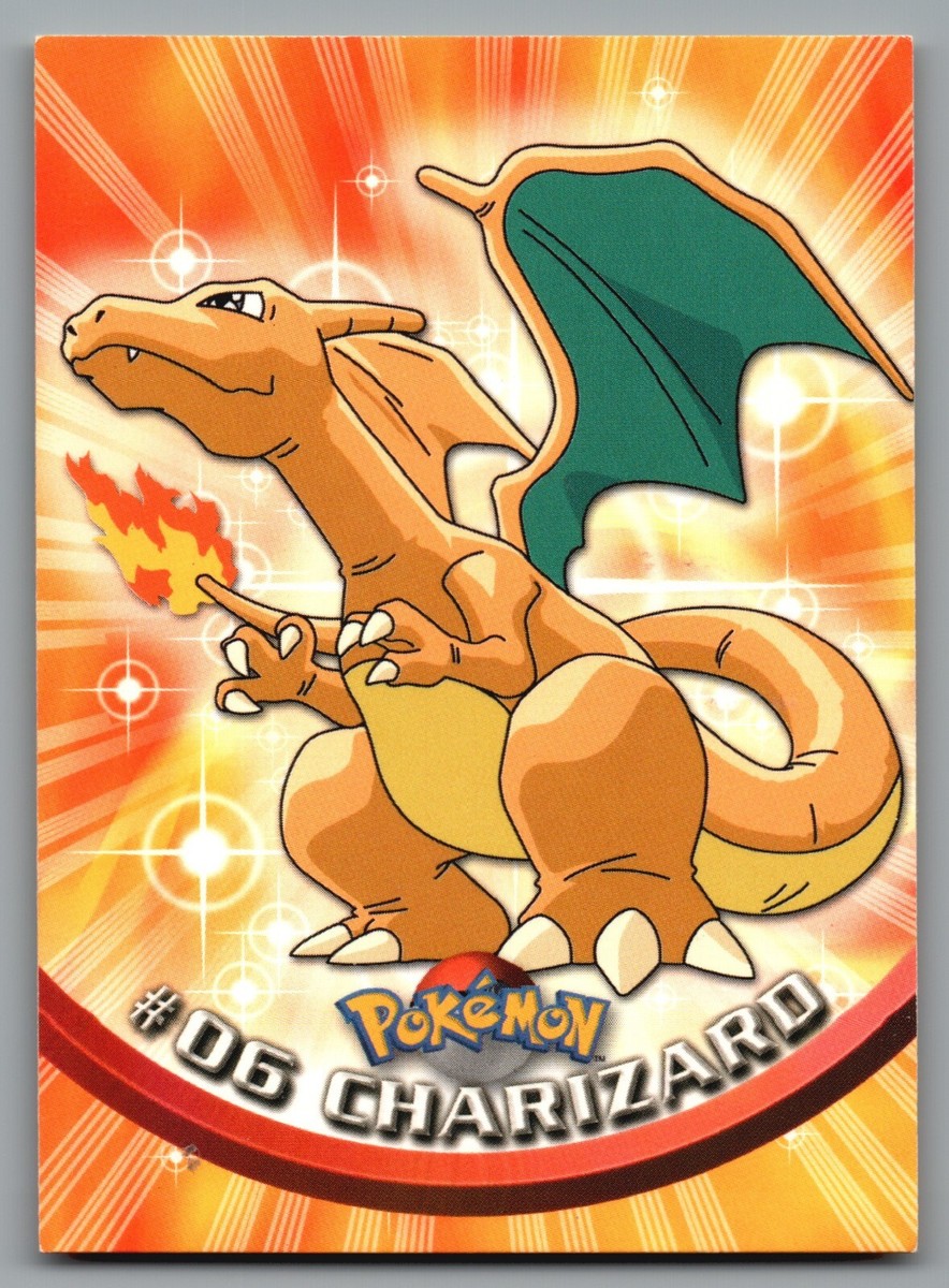 Charizard #06 Topps Series 1 TV Animation Edition Black Label