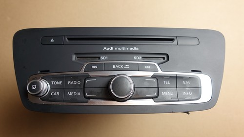 TESTED 2015 Audi Q3 MMI3G GPS Navigation Multimedia Radio Head Unit SIM OEM