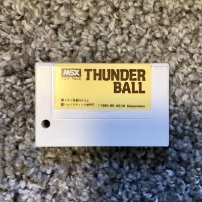 サンダーボール THUNDER BALL MSX ROMカートリッジ サンダーボール THUNDER BALL MSX ROMカートリッジ
