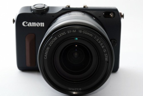 Canon EOS M2 18.0MP 18-55mm Lens Set Blue [Exc+++] w/8GB SD Card,Strap [651] - Picture 3 of 12