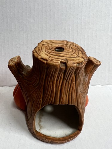 VINTAGE (2) Halloween Keramik Teelichthalter Spooky Tree & Jack O'Lantern - Bild 6 von 10