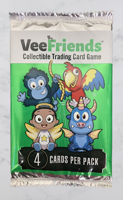 Pokemon Booster Pack VeeFriends Compete & Collect Trading Cards – One Sealed Pack, 4 Cards, By ZeroCool 4 Card Sealed Pack Pokemon Booster Pack VeeFriends Compete & Collect Trading Cards – One Sealed Pack, 4 Cards, By ZeroCool 4 Card Sealed Pack
