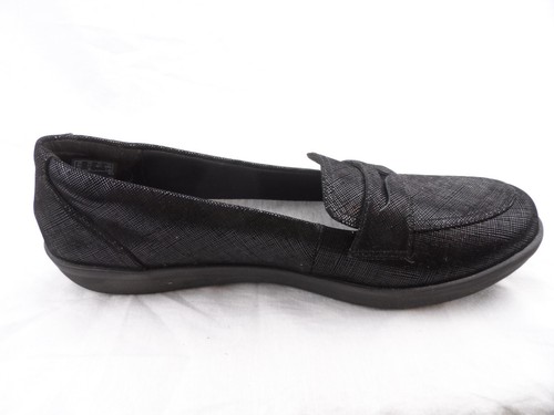 CLOUDSTEPPERS by Clarks Slip-on Loafers Ayla Form Black Synthetic Size 11M US - Picture 4 of 10
