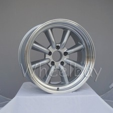 4 Pcs Rota Rkr Wheels 17x8.5 -10 5x114.3 R Silver 20.5 Lbs . 4 Pcs Rota Rkr Wheels 17x8.5 -10 5x114.3 R Silver 20.5 Lbs .