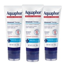 Aquaphor Healing Ointment Advanced Therapy Skin Protectant Pack of 3 Tubes