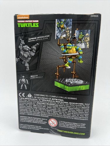 Teenage Mutant Ninja Turtles Mega Bloks Classic Series Leonardo New 2016 Tmnt - Picture 2 of 3