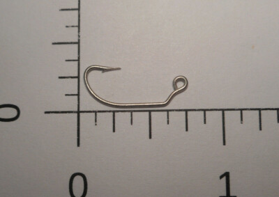 100 MUSTAD no.6 Limerick JIG HOOK  Eyed Tinned SHANK BENT DOWN special 31110