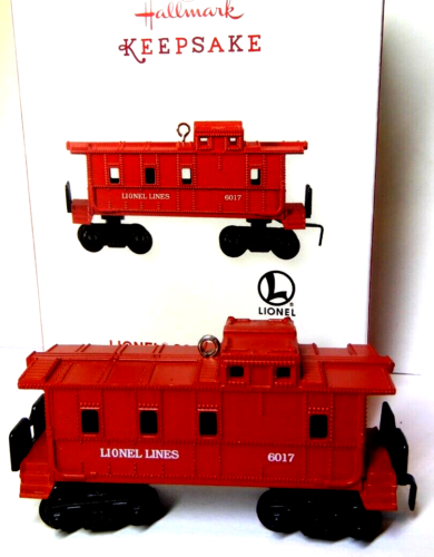 HALLMARK Keepsake 2013 LIONEL 6017 CABOOSE Christmas Ornament TRAIN Red NEW - Picture 1 of 16