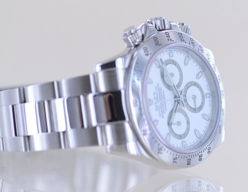 Rolex Uhr Daytona Stahl White Dial Cosmograph Steel Chronograph Z-Serie B+P - Bild 19 von 19