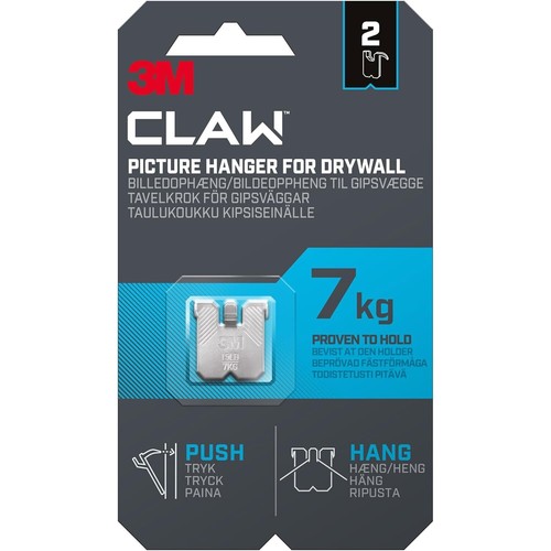 3M CLAW Trockenbau Gipskarton Bild Aufhänger Spiegel Rahmen - 3PH7-2UKN - Bild 2 von 10