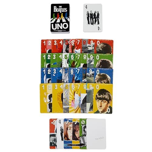 UNO Card Games CANVAS Beatles JAPAN - Picture 6 of 7