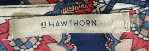 41 Hawthorn Womens Tank Top Large Paisley Mulitcolor Lyone Stitch Fix Career - Picture 5 of 5