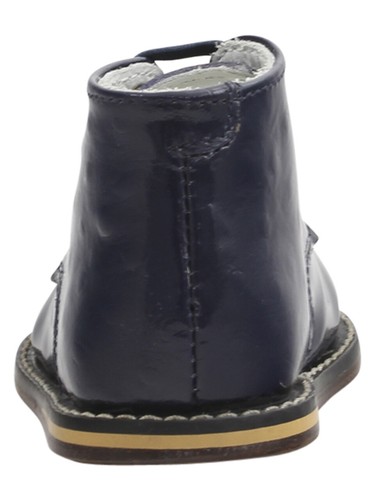 Josmo Infant/Toddler Boy's First Walker Navy Ostrich Oxfords Shoes - Picture 4 of 70