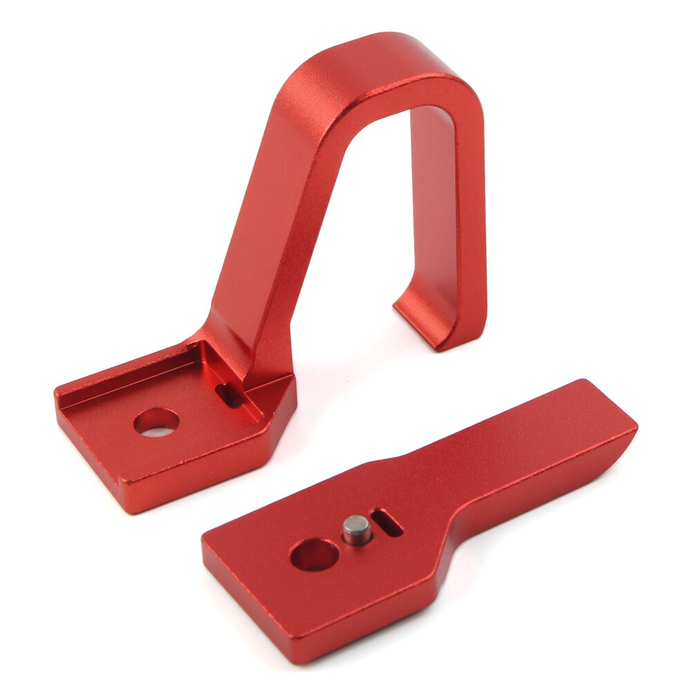 Fit Yamaha YZ125 YZ250 YZ250F YZ80 85 CNC Front Brake Cable Clamp Line Guide Red - Picture 2 of 8