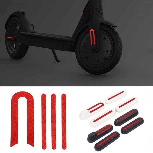 Aufkleber Sticker Reflektierend Abdeckung Achse Roller Xiaomi M365, Pro - Bild 10 von 15