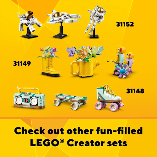 LEGO Creator 3 in 1 Retro Camera Toy, Transforms from Toy Camera to Retro Video - Picture 6 of 12