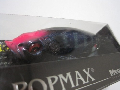 Megabass POPMAX Farbe ROSA RÜCKSEITE SILHOUETTE FORMULAR limitiert SP-C Neu in Verpackung!! POP-MAX - Bild 2 von 4