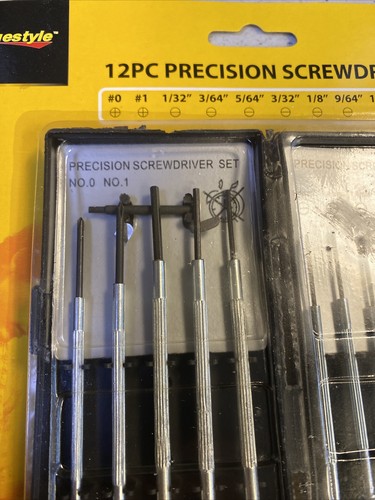 12PC Precision Screwdriver Set Eyeglass Watch Jewelry Repair Cell Micro Small - Picture 2 of 4