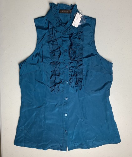 The Limited Sleeveless Ruffle Top Womens Shirt Size Large Brand New With Tags