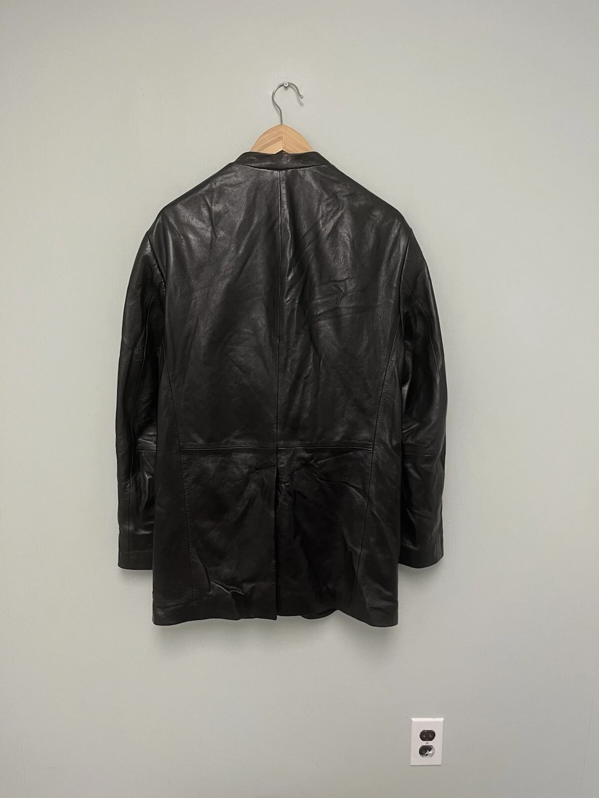 $2995 New R13 Belt Collar Leather Jacket Small Goth Glam Rock Owens Avantgarde - product detail image 11