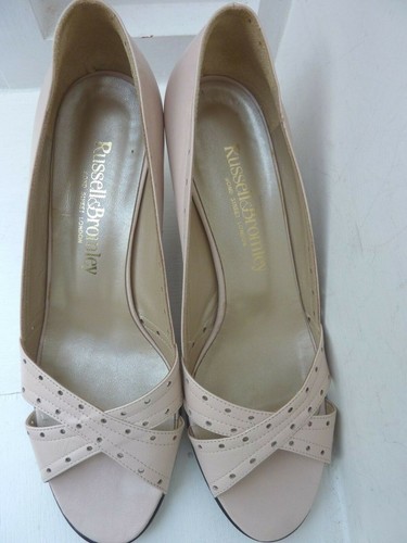 RUSSELL & BROMLEY Plaster Pink Leather Shoes - £235 - UK 5 / EUR 38 - REDUCED - Picture 2 of 12