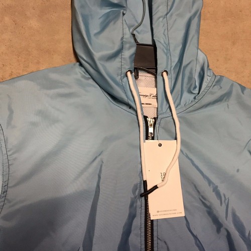 mens sovereign code windbreaker jackets ombre hooded drawstring zip up - Picture 6 of 12